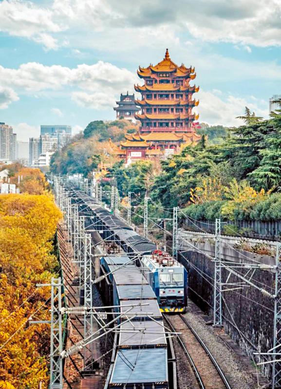 登黄鹤楼/观武汉长江大桥