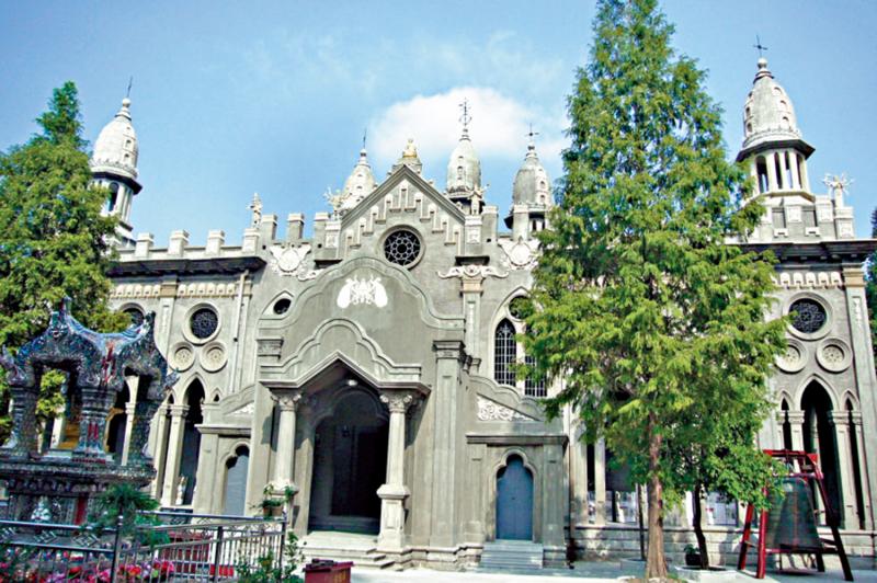 古德寺建筑风格独具一格