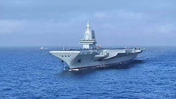 40天内两轮测试 福建舰8字转弯挑战难度测试极限