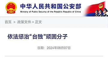 国台办和公安部政府网站新增惩“独”专栏