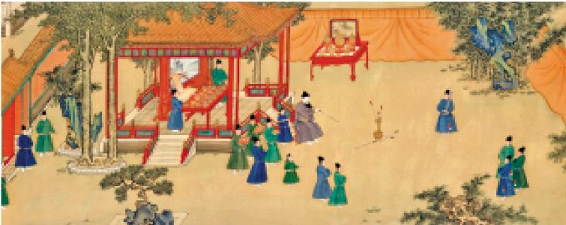 馆藏撷英/《明宣宗朱瞻基行乐图》\閒雅