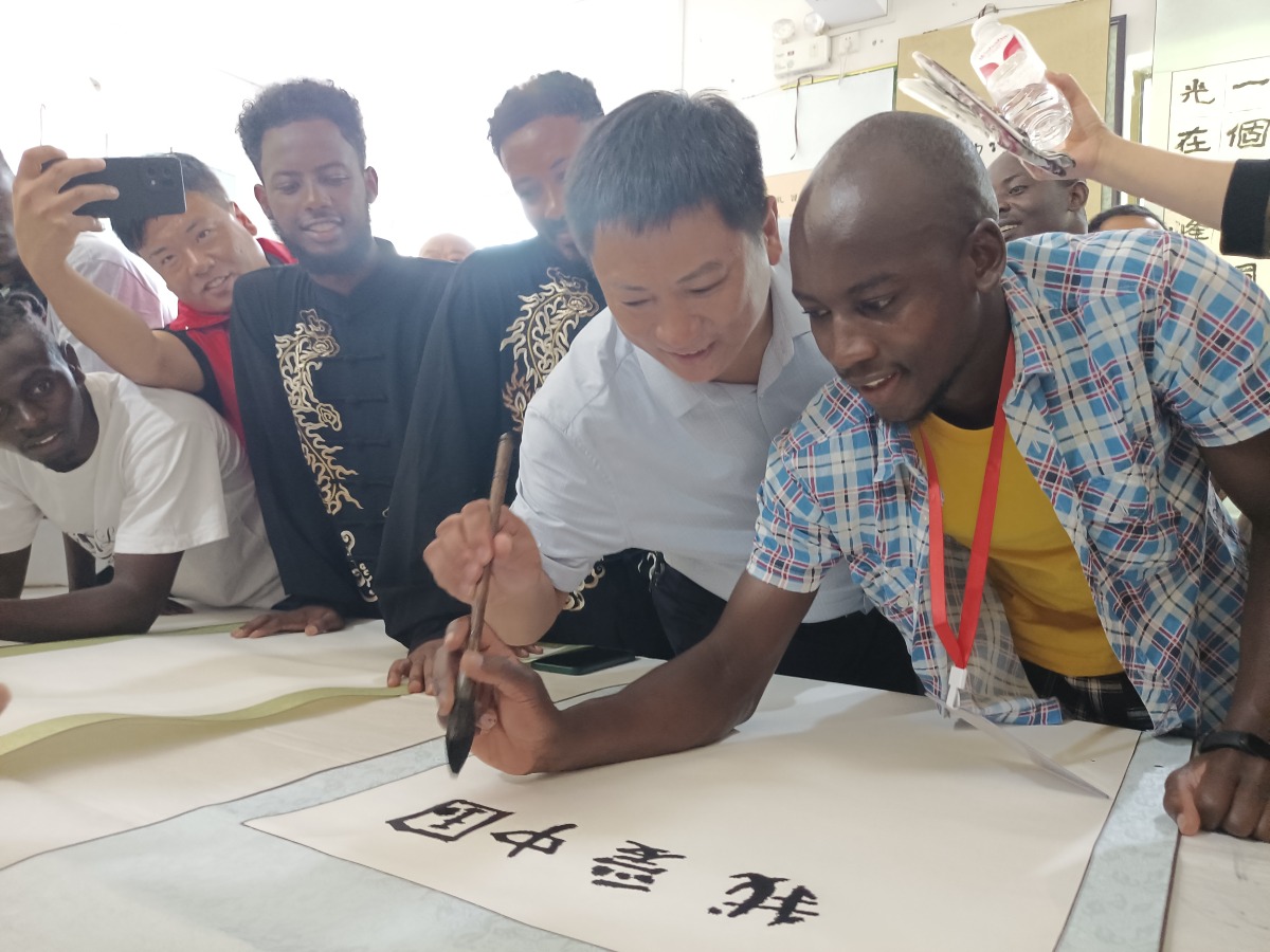 河南焦作：乡村传统文化感染国际友人