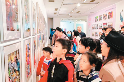 以童画展现“一起”的力量