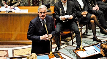 法国总理面临不信任投票 政府岌岌可危