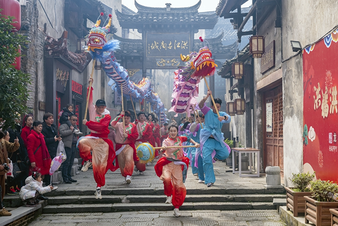 “湘”当有味迎新春 千年古商城过大年