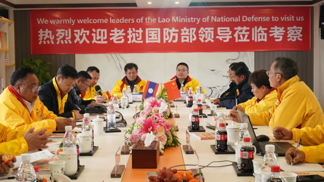 老撾國防部代表團參訪觀音山 共話「一帶一路」新發展