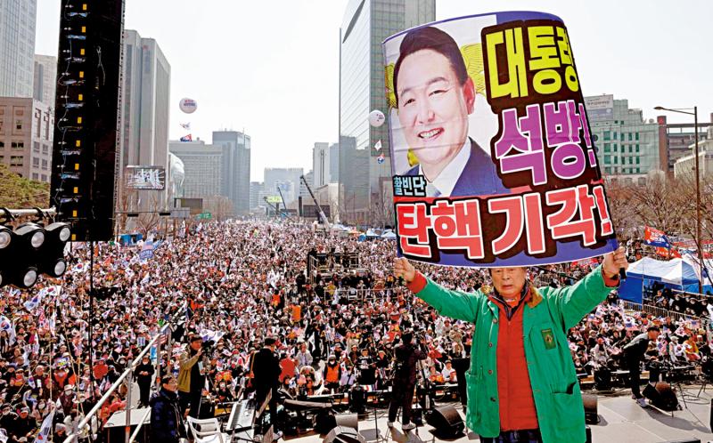 尹锡悦弹劾案最快14日宣判 韩拟部署逾万警力