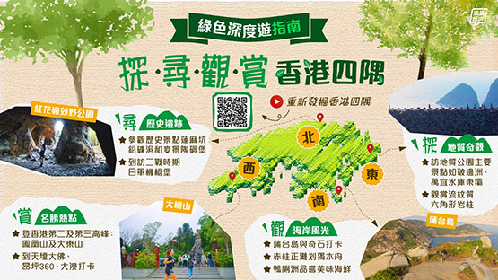 綠色深度遊指南——探尋和觀賞香港四隅