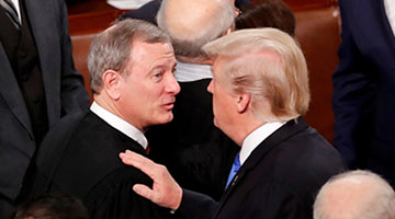 美国首席大法官公开驳斥特朗普