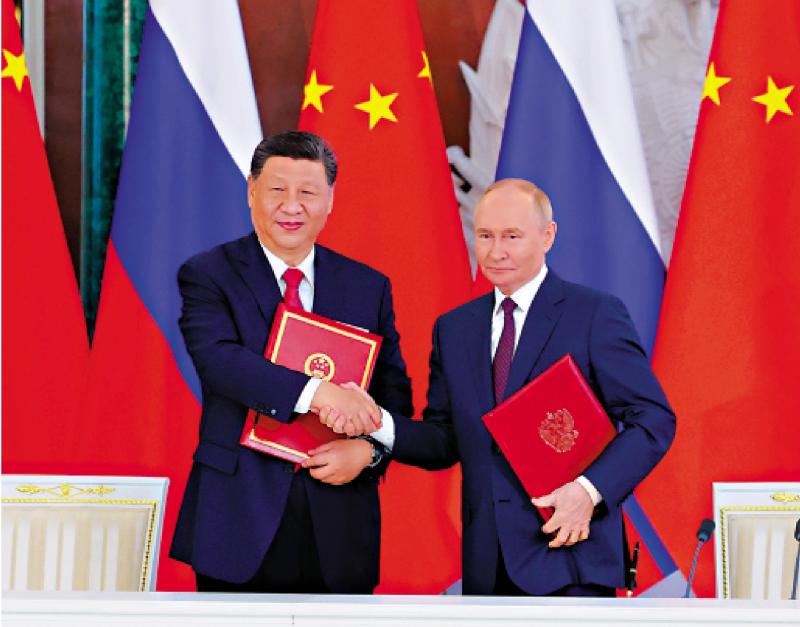 习近平访俄 | 习近平：中俄世代友好 做百炼成钢真朋友