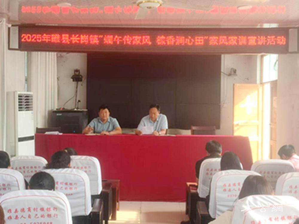 睢县长岗镇开展“端午粽香飘 家风润心田”家风家训宣讲活动