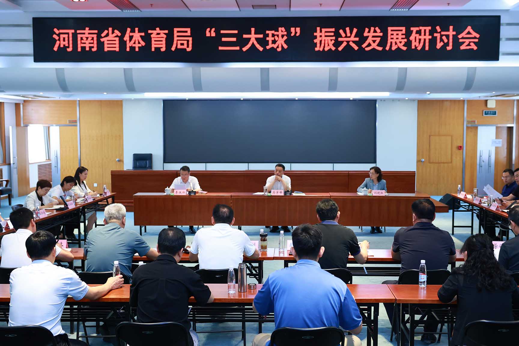 河南省體育局召開「三大球」振興發展研討會