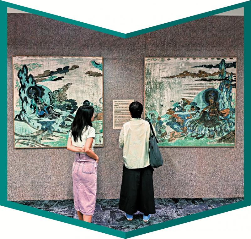 香港大學「夢幻敦煌」 綻放壁畫魅力
