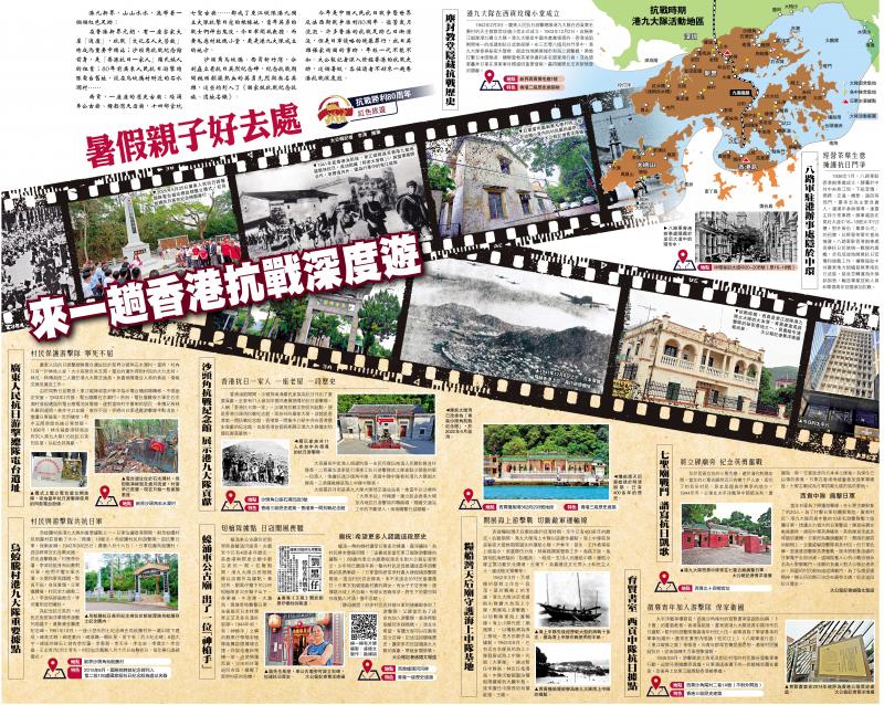 暑假親子好去處 來一趟香港抗戰深度遊