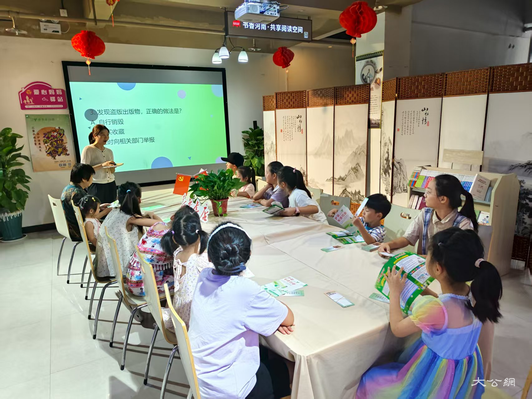 河南杞县开展暑期“护苗．绿书签”知识竞赛活动