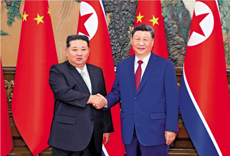 ﻿习近平：中朝命运与共 加强战略协作