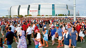 ﻿特朗普出席柯克追悼会 安保等级堪比超级碗