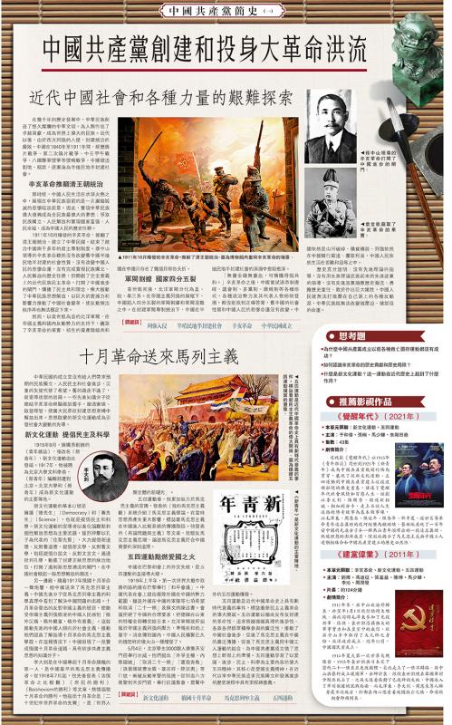 中国共产党简史（一）/中国共产党创建和投身大革命洪流