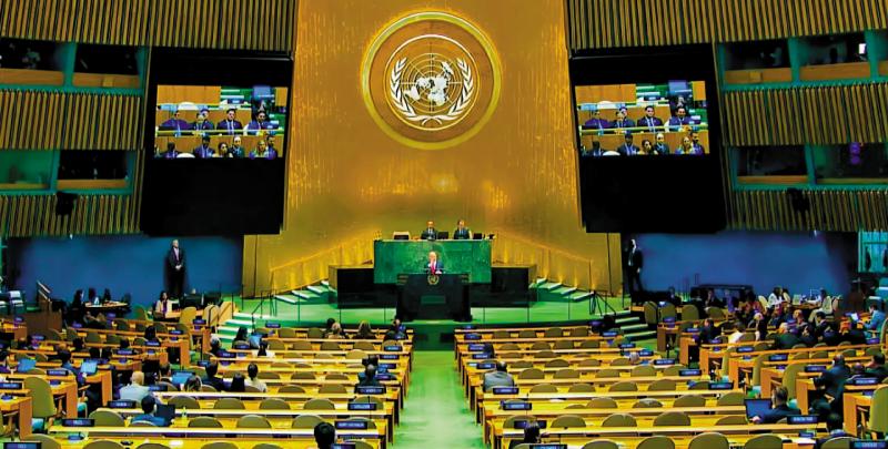 以色列总理联大发言 未开口台下已走空