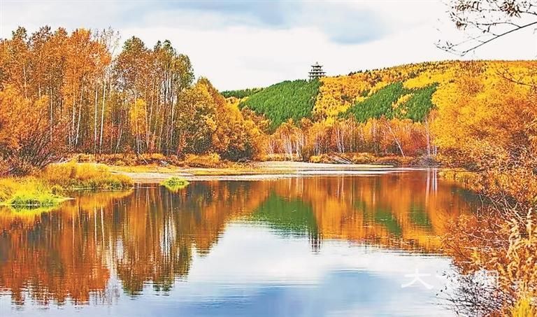 大亮子河的秋日画廊