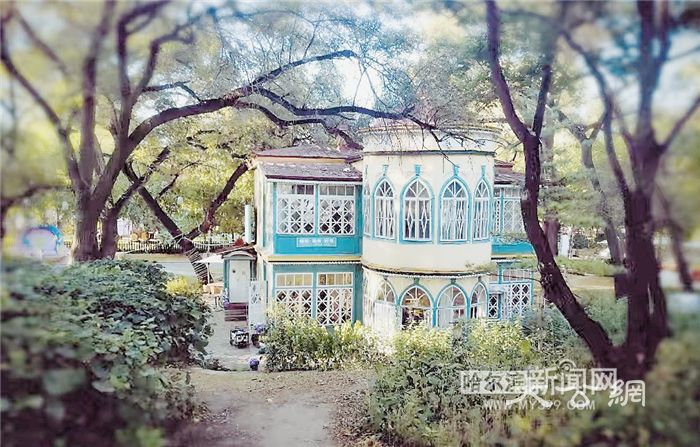 太阳岛上咖啡馆 秋日打卡正当时