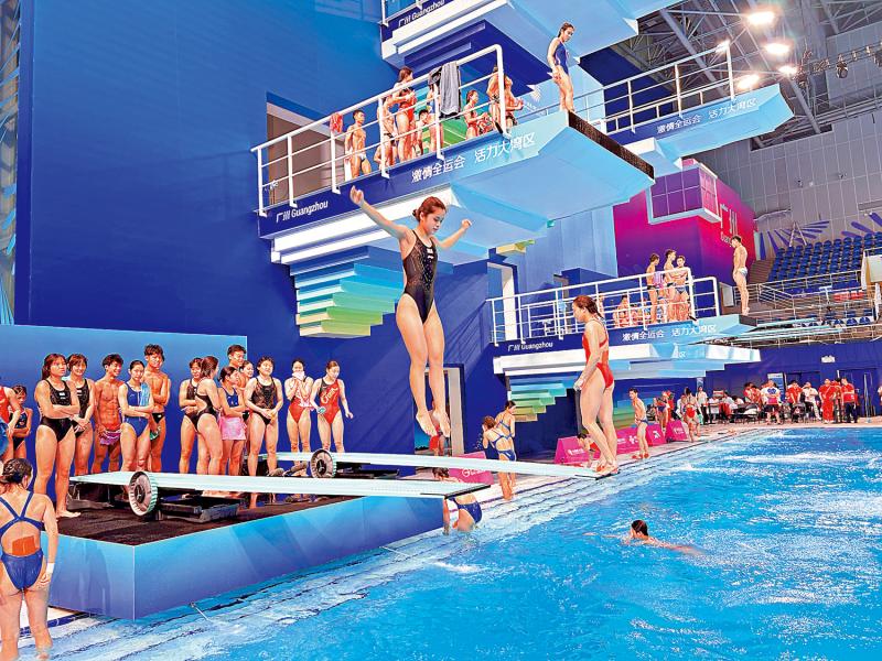 第十五届全国运动会倒数4日/港跳水队首战全运会 珍惜大赛机会
