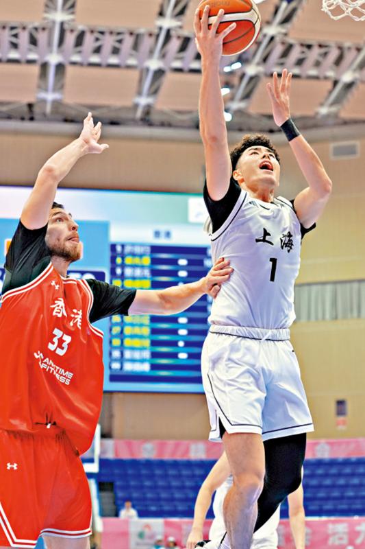 港男篮83：107负上海