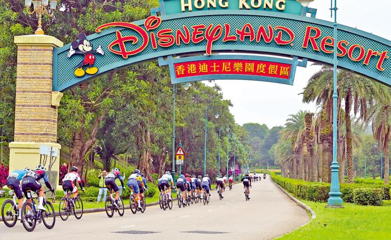 跨境公路单车赛明举行　市民可早上11时迪士尼观赛