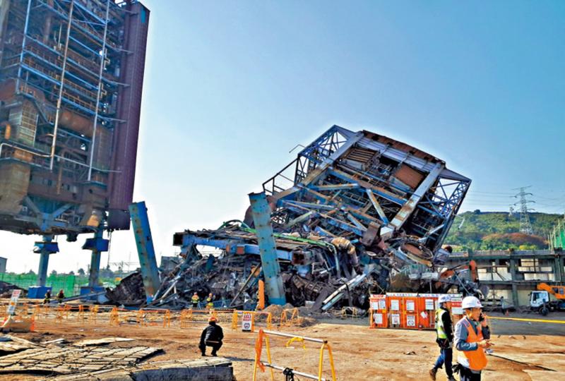 韩发电厂锅炉坍塌 7人被埋生死未卜