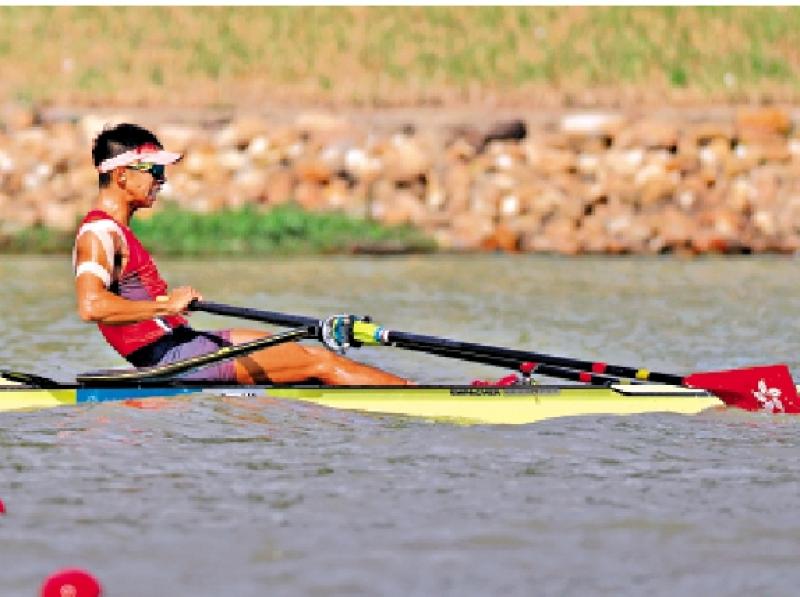 赛艇男女子组 赵显臻洪咏甄同获第5