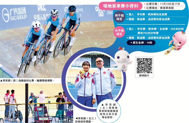 第十五届全国运动会 全运＋单车/李思颖乘勇再冲两金 冀市民入场打气