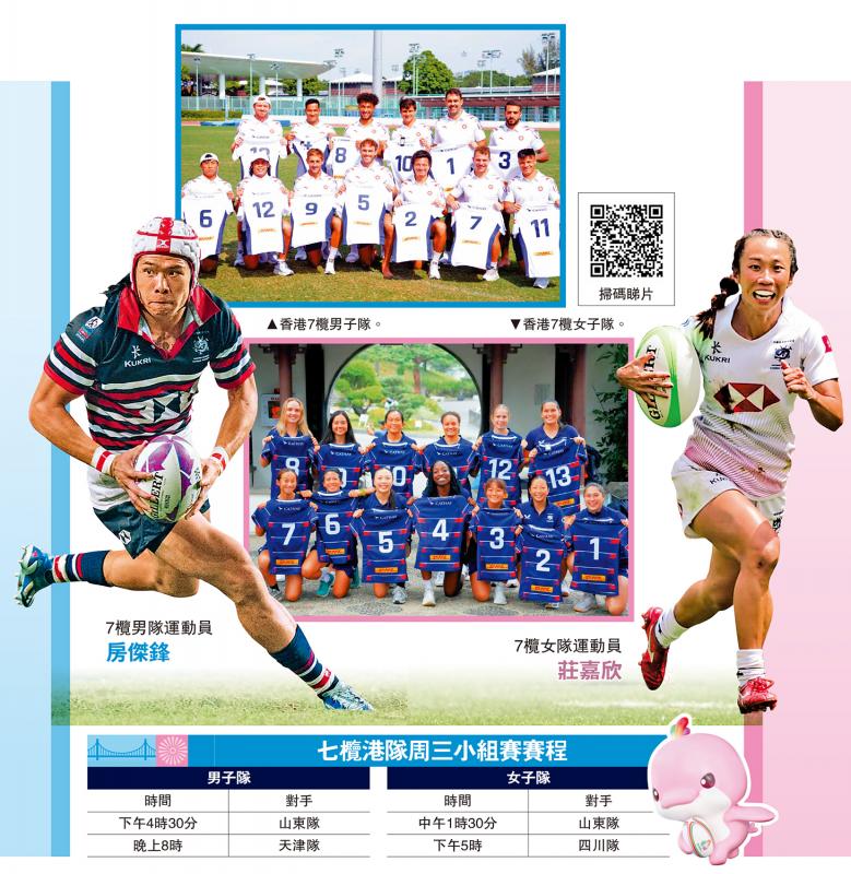 第十五届全国运动会 全运＋7榄/7榄赛今主场馆开打 港队力争首胜