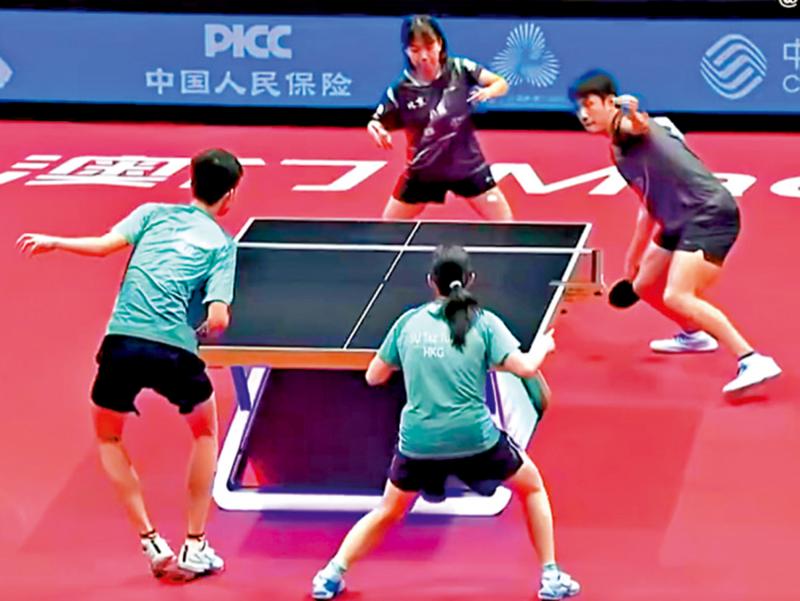 港U18罗嘉杰苏籽童无缘混双铜牌