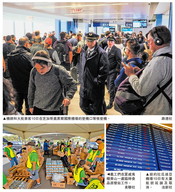 ﻿美国政府停摆逾40天 民生受多重冲击