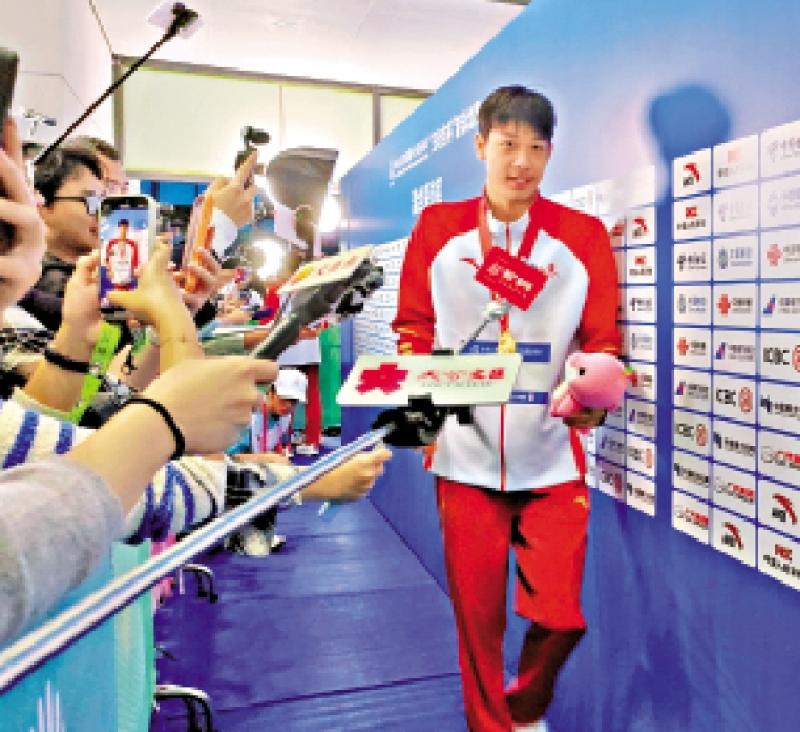 张展硕收获3金3纪录