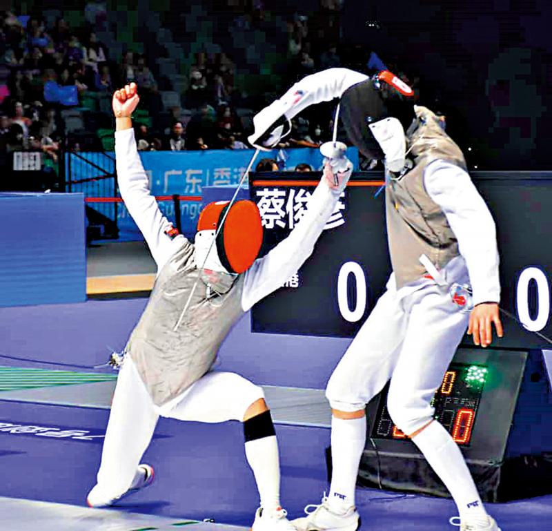 蔡俊彦抱病上阵 男花赛止步8强