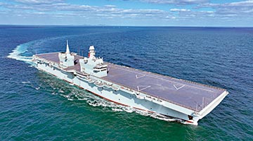 ﻿四川舰完成首次海试 测试达预期