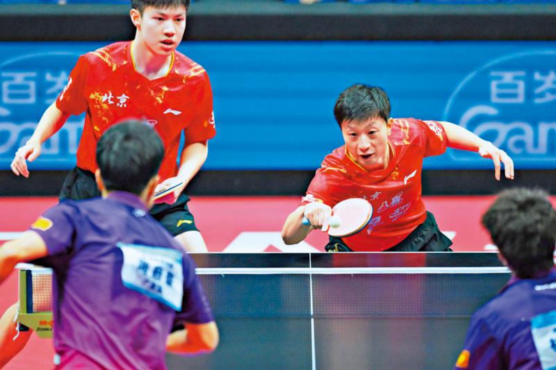 乒球男女团决赛今明上演