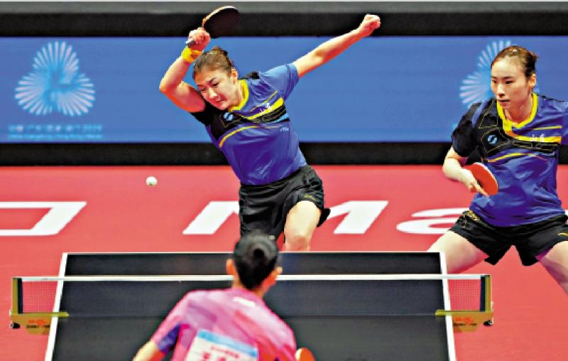 女乒团体铜牌战 上海赢黑龙江