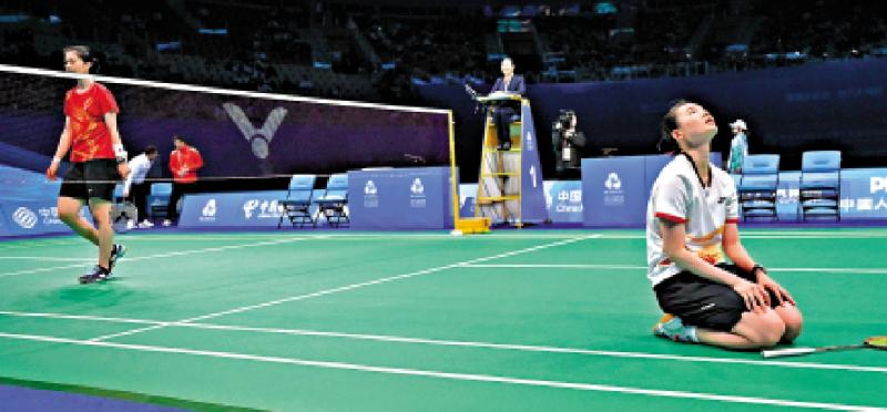 韩悦逆转胜 羽球女单获铜