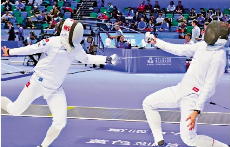 男重剑女花剑团体赛 港队均获第6