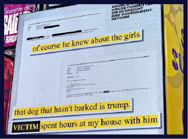 ﻿特朗普被指与爱泼斯坦关系亲密