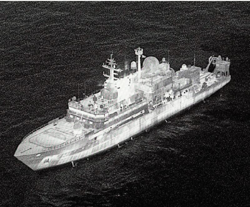 ﻿英防相称俄“间谍船”驶近领海 俄使馆驳斥：指控令人发笑