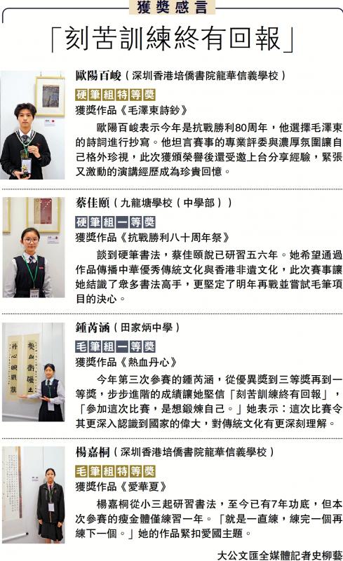 获奖感言/“刻苦训练终有回报”