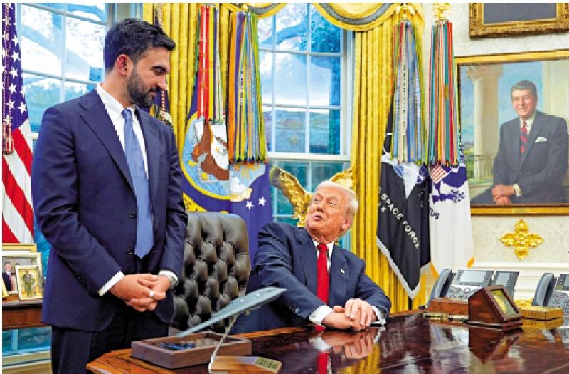 ﻿特朗普马姆达尼“相见欢” 外界大跌眼镜