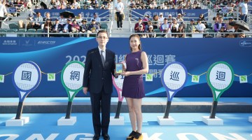 霍启山出席，胡定欣助阵！洋河再携手中国网球巡回赛香港公开赛