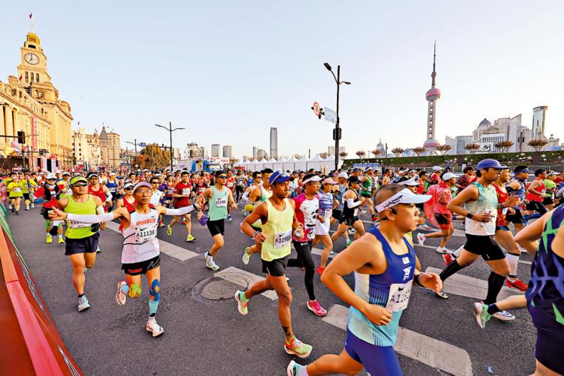 上海马拉松11．30举行 预报名人数创新高
