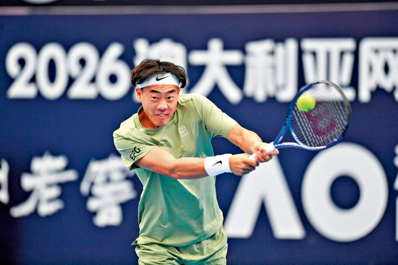 澳网亚太区外卡赛　黄泽林跻身男单4强