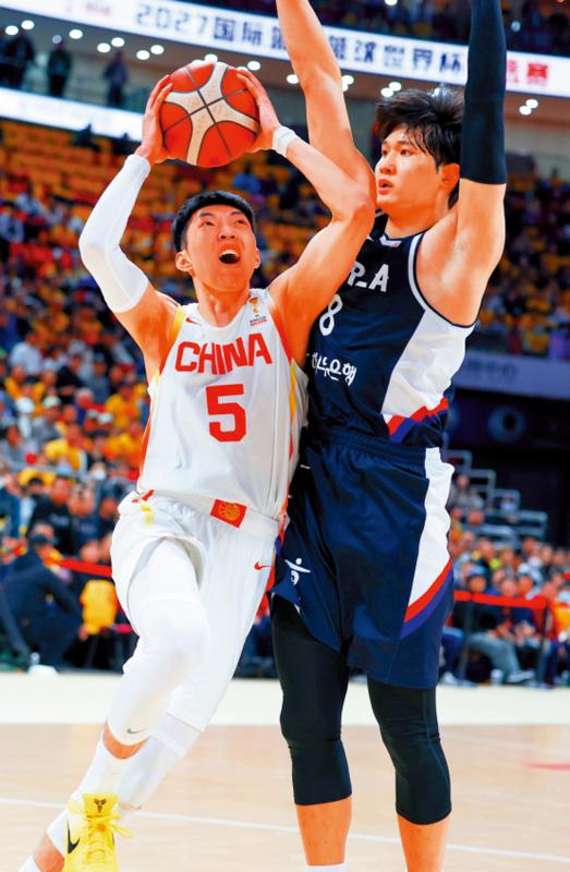 出战世盃外围赛　国篮首仗负韩国