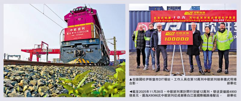 ﻿互联互通/中欧班列通达欧洲26国232个城市 成本是空运20% 从浙江到欧洲货物15天直达